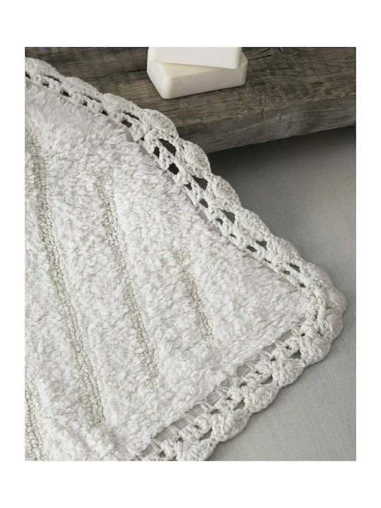 Rythmos Bath Mat Cotton Emperor 120-110-1798 White 60x90cm