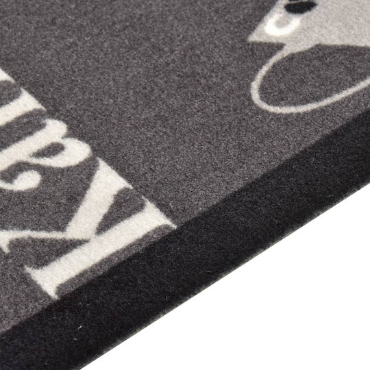 vidaXL Coffee Kitchen Mat Runner with Anti-slip Underlay Blue 60x180εκ.