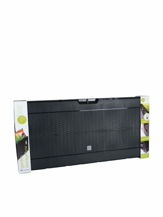 Outdoor Storage Box 310lt Black L119xW48xH60cm Outdoor Storage Box 310lt Black L119xW48xH60cm