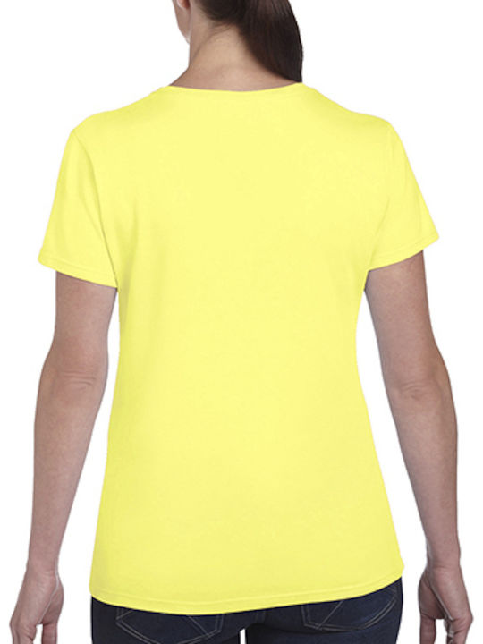 Gildan Women's Short Sleeve Promotional T-Shirt Yellow