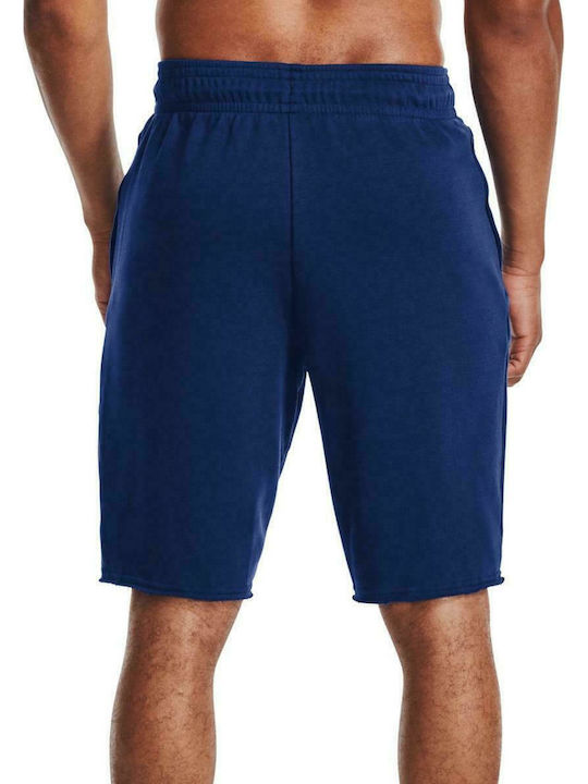 Under Armour Rival Terry Men's Athletic Shorts Navy Blue
