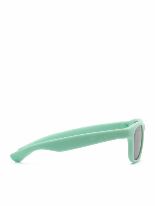 Koolsun Wave Unbreakable Kids Sunglasses Green for 3-10 Years