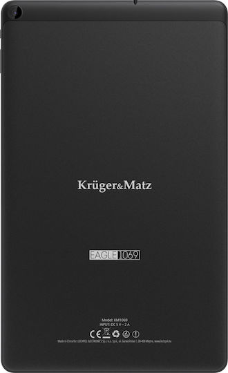 Kruger & Matz Eagle 1069 4G 10.1Zoll Tablet (4GB/64GB) Schwarz