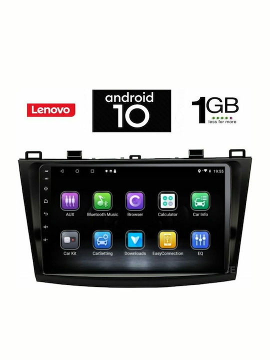 Lenovo Car-Audiosystem für Mazda 3 (Bluetooth/USB/AUX/WiFi/GPS) mit Touchscreen 9" IQ-AN X5833_GPS