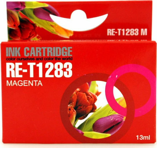 Compatible Inkjet Printer Ink Epson T1283 C13T12834022 215 Pages Magenta 1pcs