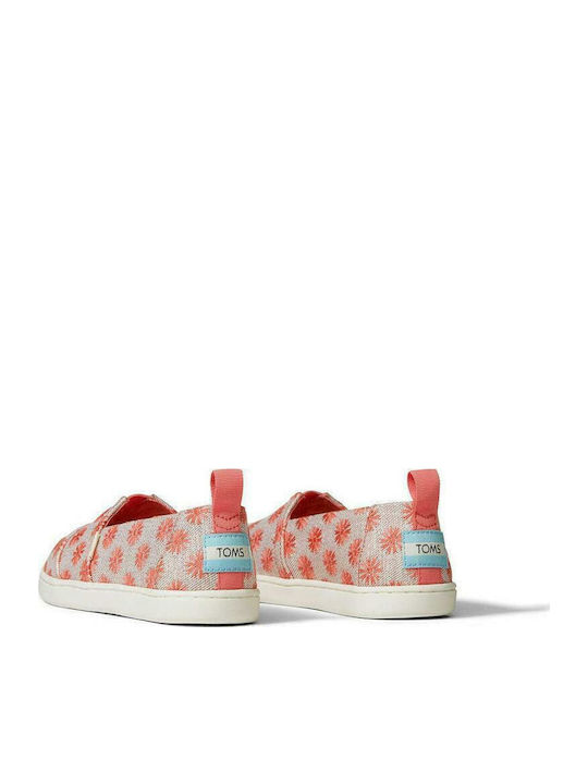 Kids Espradrilles Slip-On Orange Alpargata Coral
