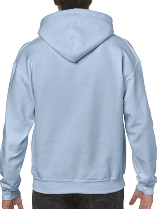 Gildan Werbe-Hoodie in Hellblau Farbe