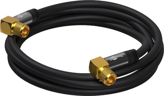 Goobay Satellite Cable F-Connector male - F-Connector male 1m (70567)
