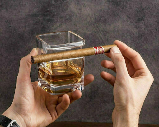 Gadget Master Glas Whiskey in Transparent Farbe 300ml 1Stück