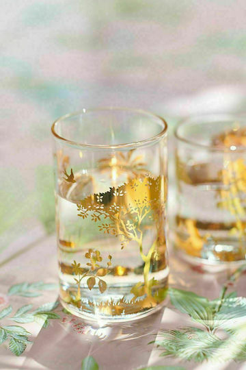 PiP Studio La Majorelle Water Glass Glass Gold 360ml