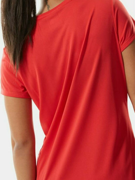 The North Face Damen Sport T-Shirt Rot