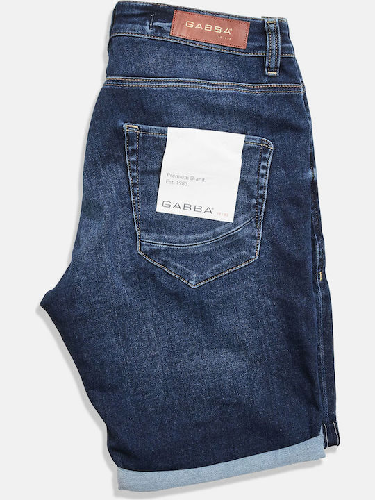 Gabba Herrenshorts Jeans Blau