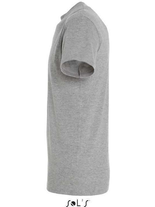 Sol's Regent Men's Short Sleeve Promotional T-Shirt Grey Melange