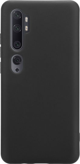 Crong Color Flexible Premium Back Cover Σιλικόνης Μαύρο (Xiaomi Mi Note 10 / Mi Note 10 Pro)
