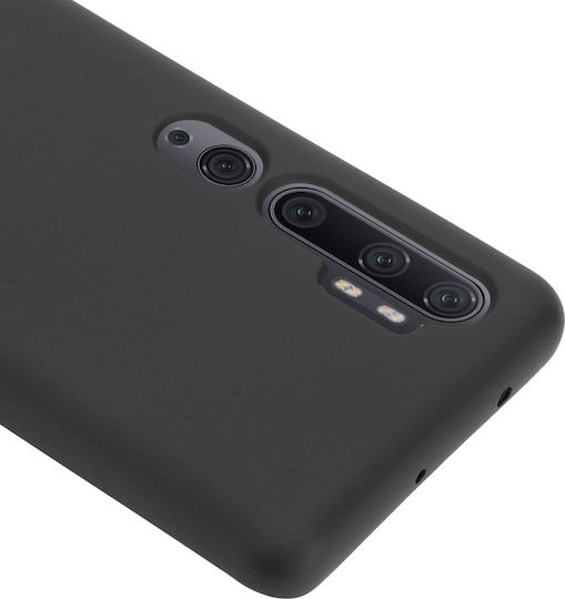 Crong Color Flexible Premium Back Cover Σιλικόνης Μαύρο (Xiaomi Mi Note 10 / Mi Note 10 Pro)
