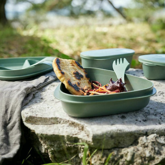 Light My Fire Bio Serveware Set for Camping 6 Pieces Hazy Blue 500ml 6pcs