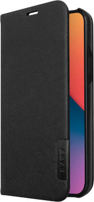 Laut Prestige Folio Brieftasche Leder Schwarz (iPhone 12 mini) L_IP20S_PRE_BK