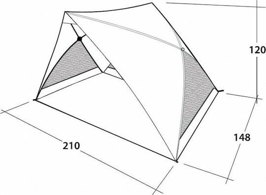 Outwell Formby 2 Ατόμων Λευκή