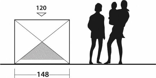Outwell Formby 2 Ατόμων Λευκή