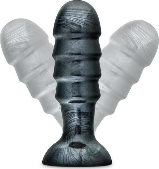 Blush Jet Bruiser Anal Plug Carbon Metallic Black 19cm