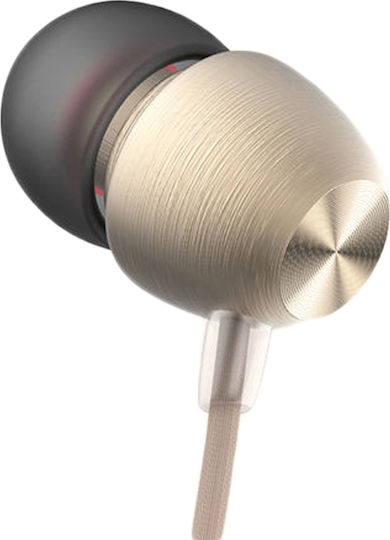 Treqa EP-722 In-ear Handsfree Headphones with Connector 3.5mm Gold