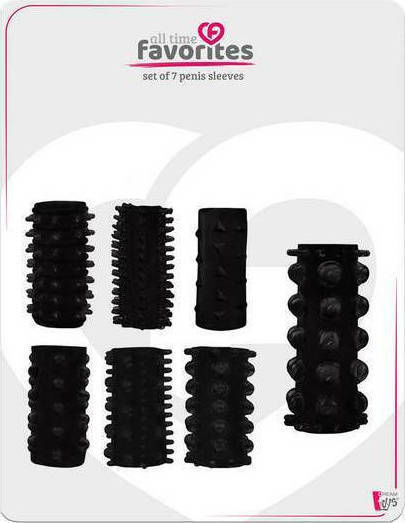 Dream Toys All Time Favorites Penis Sleeves Set Pro Extension Penis Schwarz