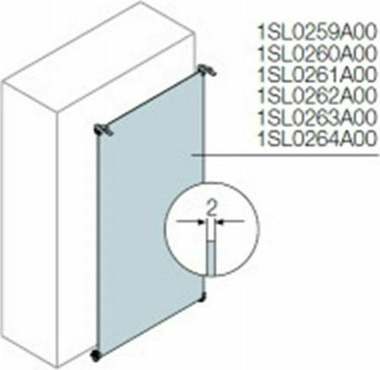 Abb Gemini Πλάκα Στήριξης Ηλεκτρολογικού Πίνακα 24284