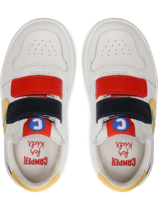 Kids Sneakers with Scratch White