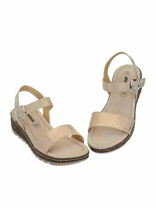 Arsena Women's Platform Shoes Beige