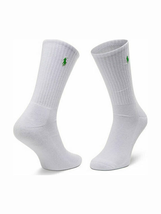 Ralph Lauren Bărbați Șosete Uni Albe 6Pachet