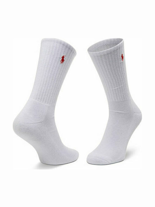 Ralph Lauren Bărbați Șosete Uni Albe 6Pachet