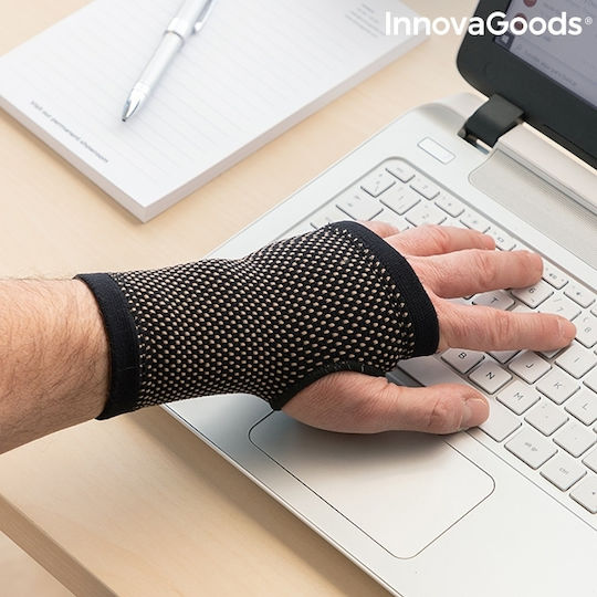 InnovaGoods Wristcare Forearm Brace in Black Color