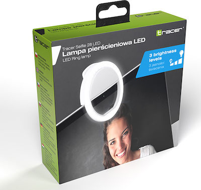 Tracer 28 LED Selfie Flash In White Colour