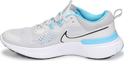 Nike React Miler 2 Ανδρικά Αθλητικά Παπούτσια Running Γκρι