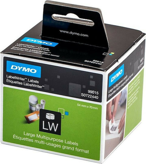 Dymo 320 Αυτοκόλλητες Ετικέτες σε Ρολό για Εκτυπωτή Ετικετών Συμβατές με Dymo 99015 54x70mm