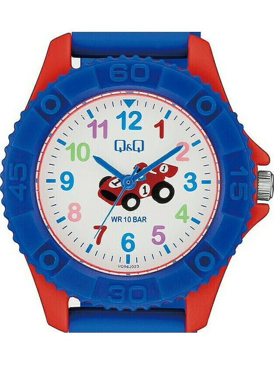 Q&Q Kids Analog Watch with Rubber/Plastic Strap Blue