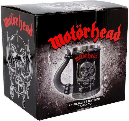 Nemesis Now Motorhead Tankard Warpig Чаша за Бира в Черен Цвят 600мл