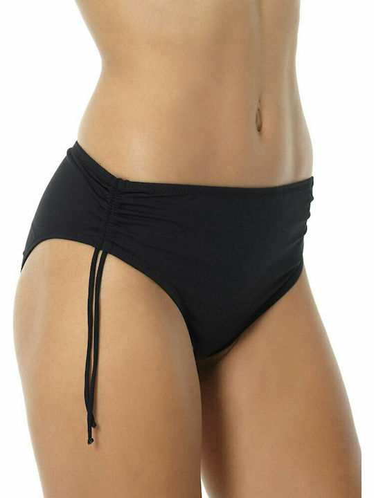 Erka Mare Bikini Slip mit Schnürchen Schwarz