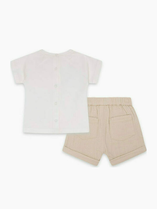 Tuc Tuc Kids Set with Shorts Summer 2pcs Beige