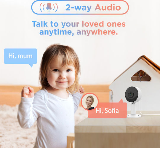 Laxihub IN1 IP Cameră de Supraveghere Wi-Fi Full HD 1080p cu Comunicare Bidirecțională