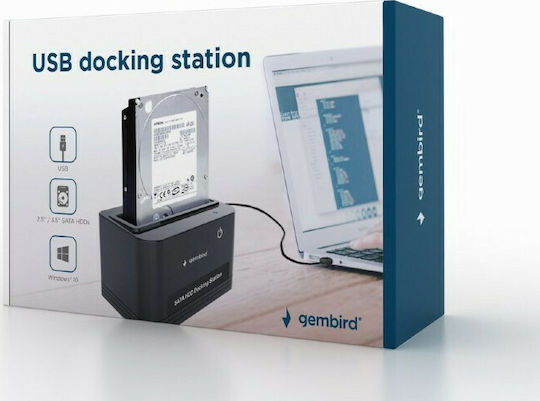 Gembird Hard Drive Docking Station SATA 2.5" / 3.5" with Connection USB 2.0 (HD32-U2S-5)