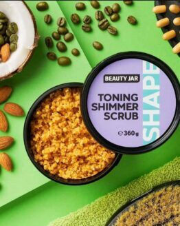 Beauty Jar Toning Shimmer Scrub for Retention 360gr