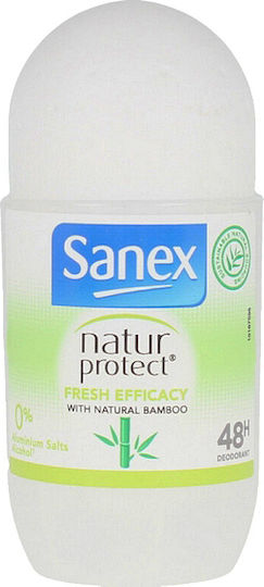 Sanex Natur Protect Fresh Efficacy Deodorant 48h Deodorant 48h în Roll-On Fără Aluminiu 50ml