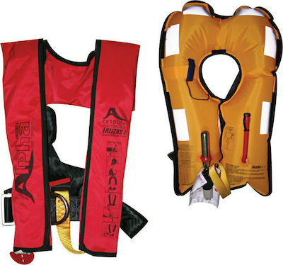 Lalizas Automatic Life Jacket Belt Adults Φουσκωτό Alpha 170N ISO 12402-3 71098