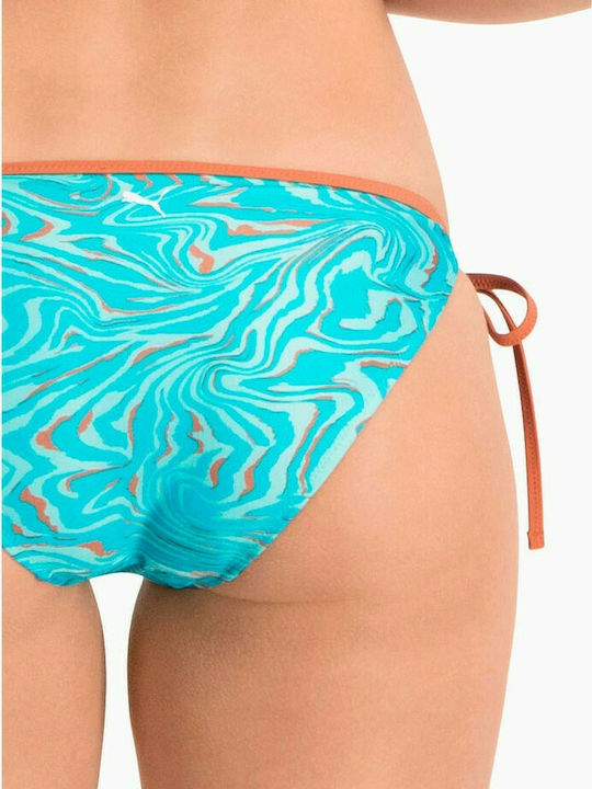 Puma Bikini Brasilien mit Schnürchen Türkis