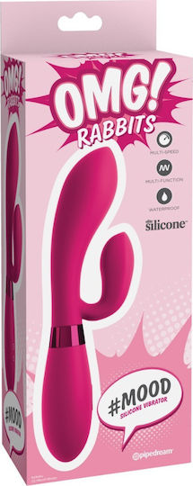 Pipedream Omg Mood Δονητής Rabbit 21cm Pink