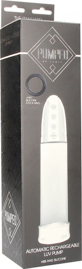 Shots Pumped Automatic Rechargeable Luv Pump Pompa Penis Transparent