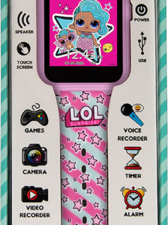 Disney Kids Digital Watch L.O.L Surprise with Rubber/Plastic Strap Purple Disney Kids Digital Watch L.O.L Surprise with Rubber/Plastic Strap Purple