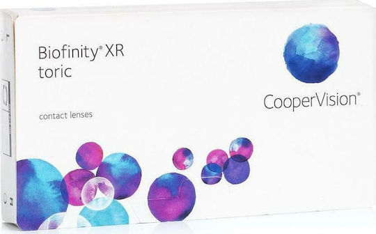 Cooper Vision Biofinity Toric XR 3 Μηνιαίοι Φακοί Επαφής Σιλικόνης Υδρογέλης