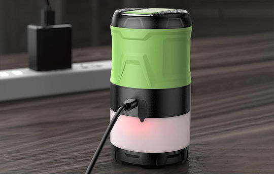 Superfire Led Rechargeable Lantern for Camping with Flashlight Green 350lm 5W Red